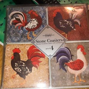 BOSTON WAREHOUSE STONE COASTERS